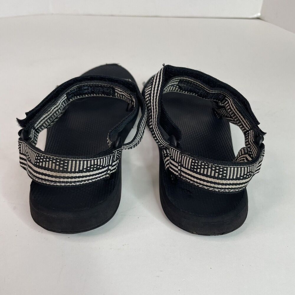 Teva Strappy Sandals Womens Size 8, Black, Adjustable, Flat Open Toe - Picture 5 of 10